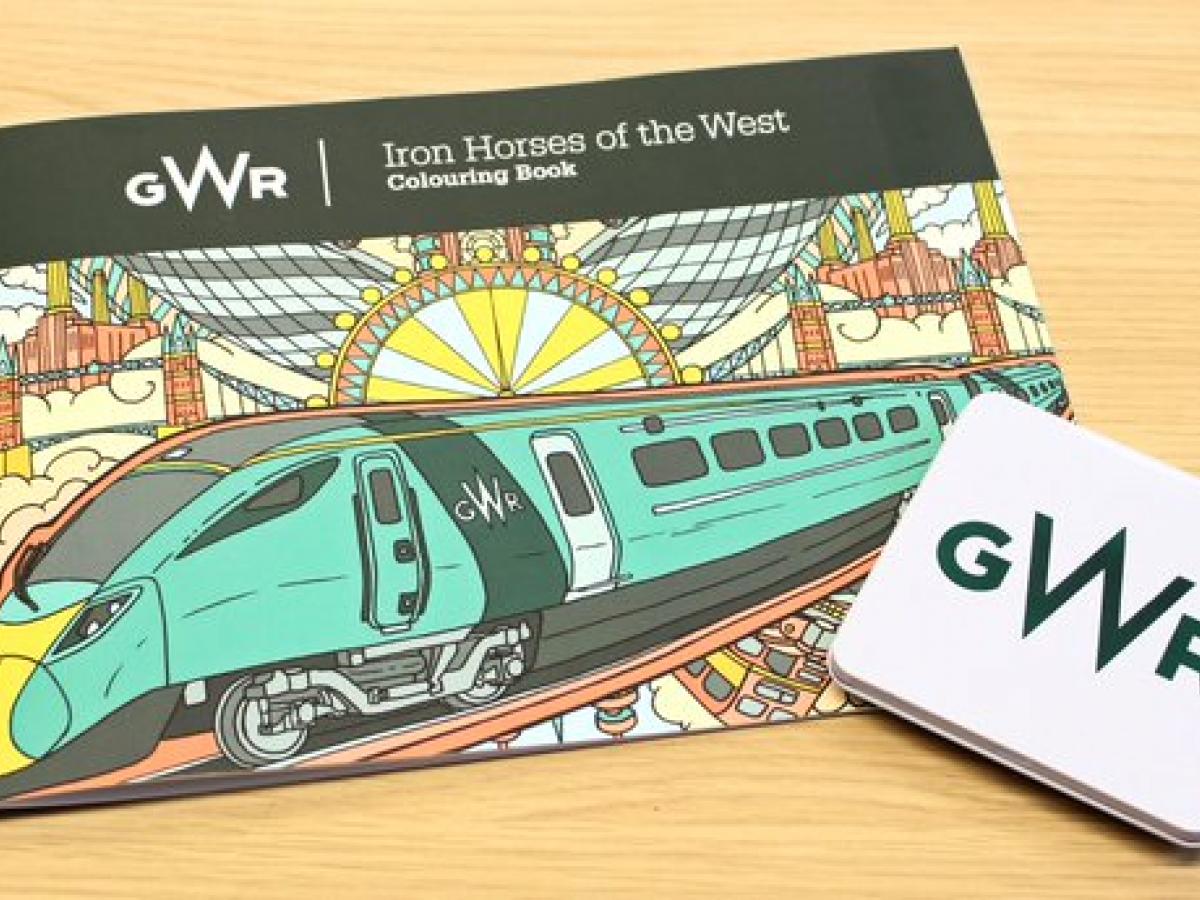 GWR colouring book cover