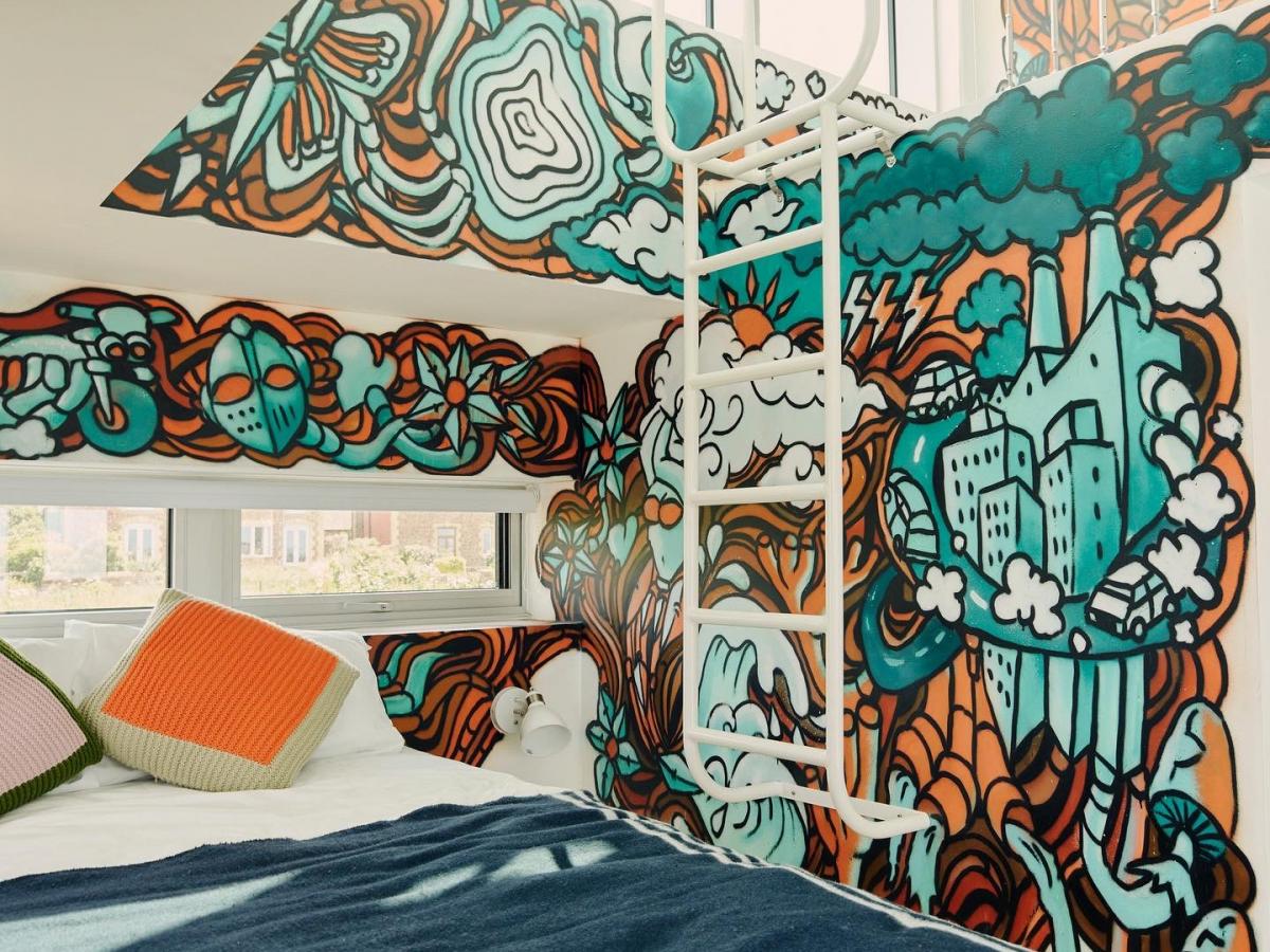 Watchet accommodation art on walls