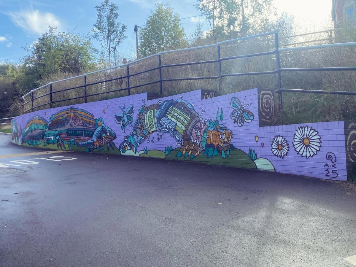Ashley Down Train Station Mural
